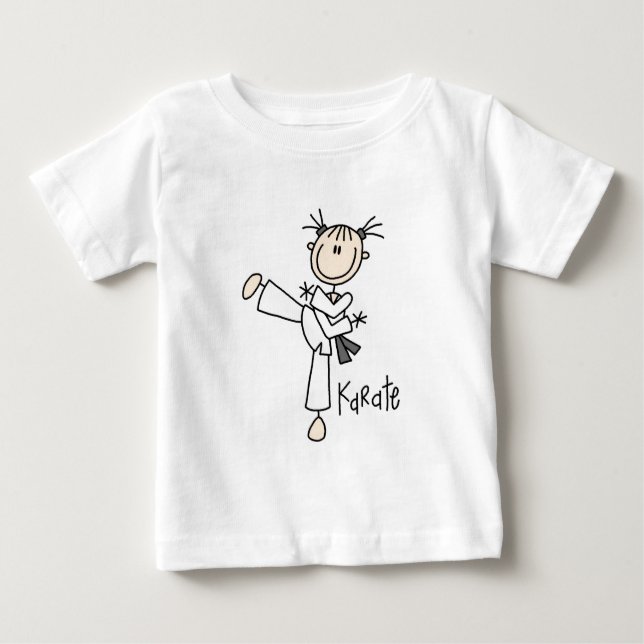 Karate Girl Tshirts und Geschenke (Vorderseite)