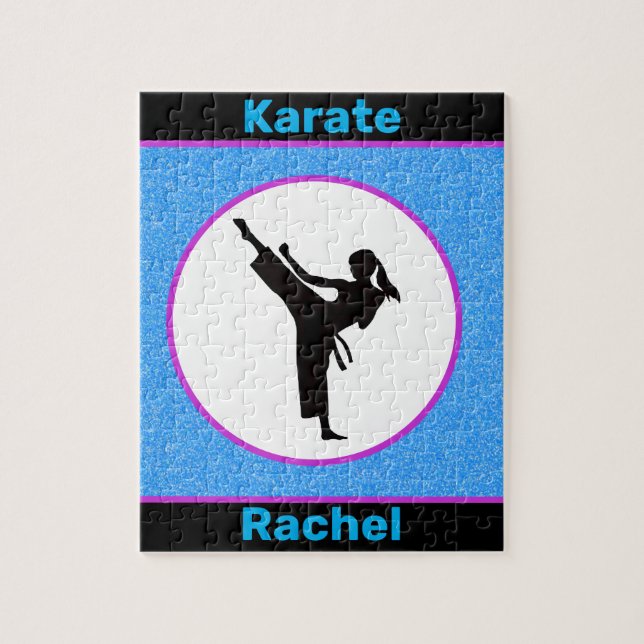 Karate Girls Sparkle Puzzle (Vertikal)