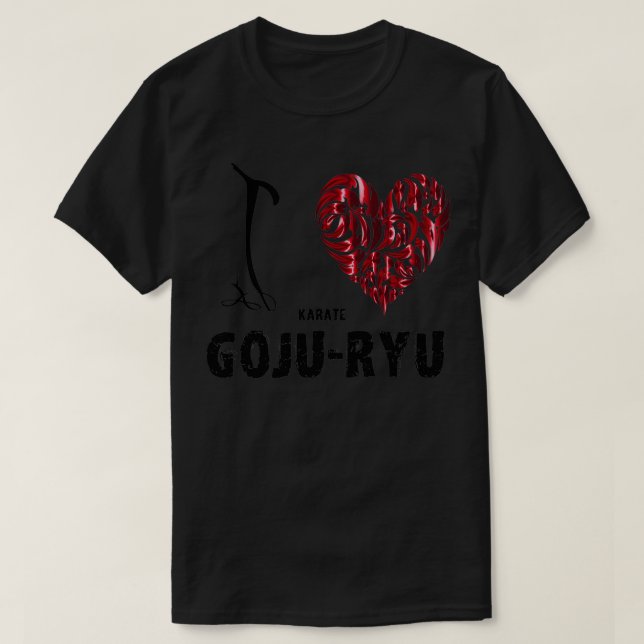 Karate goju ryu I Liebe T-Shirt (Design vorne)