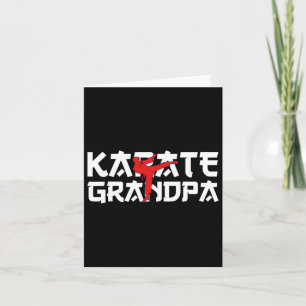 Karate Grandpa Black Belt Fighting Lifestyle Karat Karte