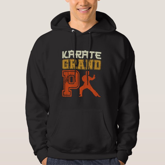 Karate Grandpa Karate 1 Hoodie (Vorderseite)