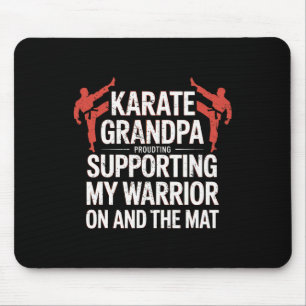 Karate Grandpa unterstützt meinen Krieger Karate G Mousepad