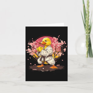 Karate-Gummiente Animal Mma Taekwondo Jiu-Jitsu Karte