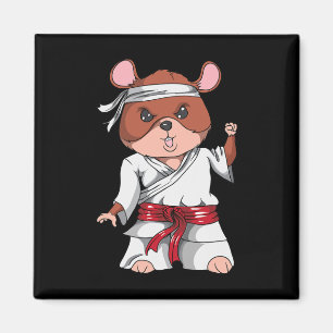 Karate Hamster Kickboxen Martial Arts Jiu Jitsu Fa Magnet
