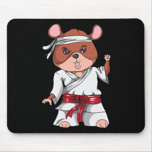 Karate Hamster Kickboxen Martial Arts Jiu Jitsu Fa Mousepad