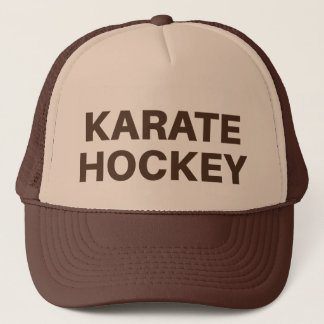 KARATE-HOCKEY-Spaßslogan-Fernlastfahrerhut Truckerkappe