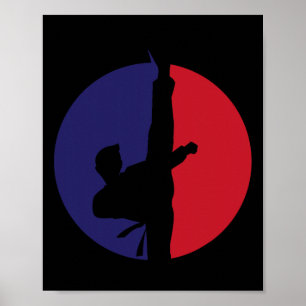 Karate Icon Poster