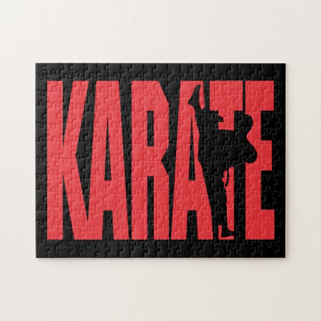 Karate in Red Puzzle (Horizontal)
