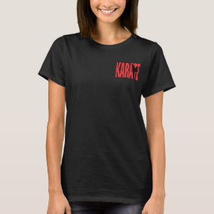 Karate in Red T-Shirt