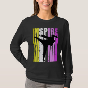 Karate Inspirieren Süße Farben Inspirierend Motiva T-Shirt