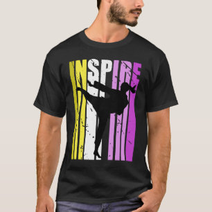 Karate Inspirierte Niedliche Farben Inspirationsmo T-Shirt