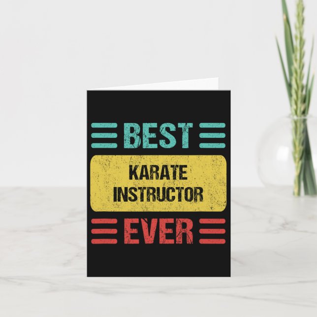 Karate Instructor 1 Karte (Vorderseite)