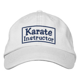 Karate Instructor Bestickte Kappe