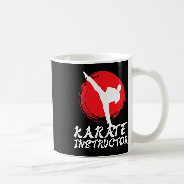 Karate Instructor Karate Teacher Karate Instructor Kaffeetasse (Rechts)