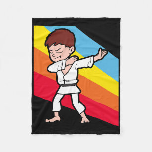 Karate Judo Jujutsu Taekwondo Kickboxen Dabbing D Fleecedecke