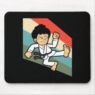 Karate Judo Jujutsu Taekwondo Kickboxen Kickboxer Mousepad
