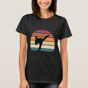 Karate Jujitsu Martial Arts Retro Boys Men T-Shirt