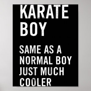 Karate-Junge Definition Lustig Poster