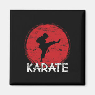 Karate-Kämpfer-Junge - Japan - Kind macht Karate-T Magnet
