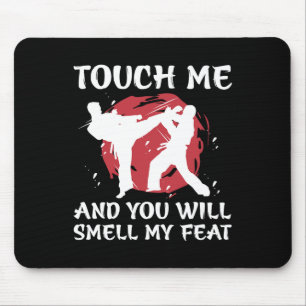 Karate-Kämpfer Junge Jugend Männer japanische Kamp Mousepad