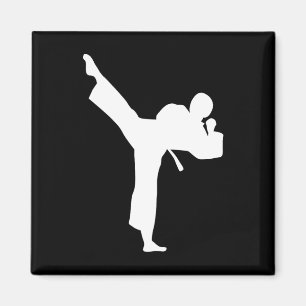 Karate Kämpfer  Magnet