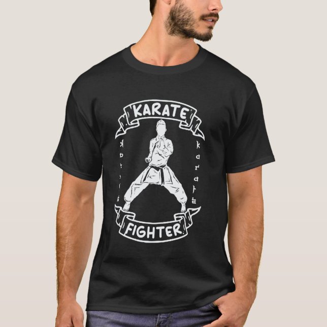 Karate Kämpfer T-Shirt (Vorderseite)
