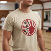 Karate Kanji aufgehende Sonne