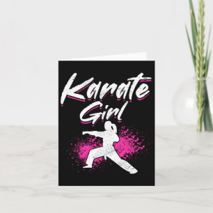 Karate Karate Girl Karte