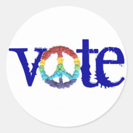 Karate Kat "vote" Aufkleber