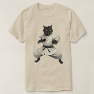 Karate Katze T-Shirt