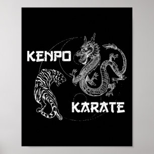 Karate Kenpo Karate Kampfsport Sprüche Poster