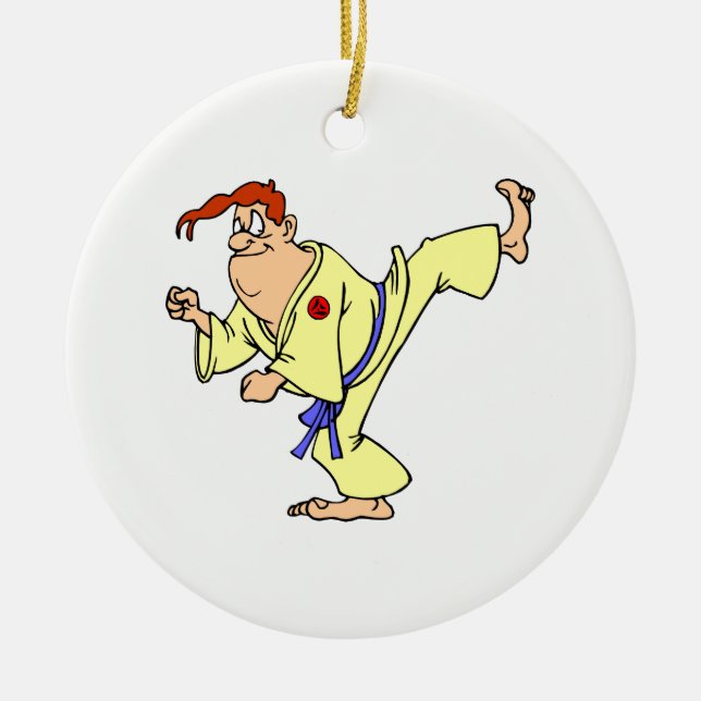 Karate Keramikornament (Vorne)