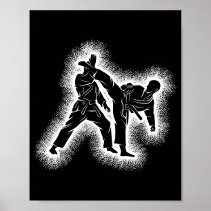 Karate-Kickboxen-Taekwondo-Kinder-Jungen Poster