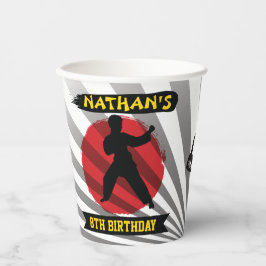 Karate Kid Martial Arts Cobra Kai Pappbecher