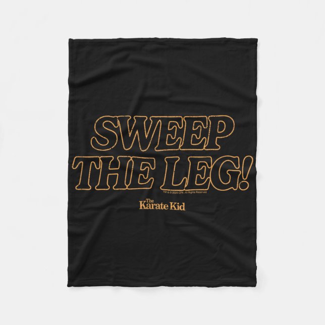 Karate Kid - Sweep The Leg Fleecedecke (Vorderseite)