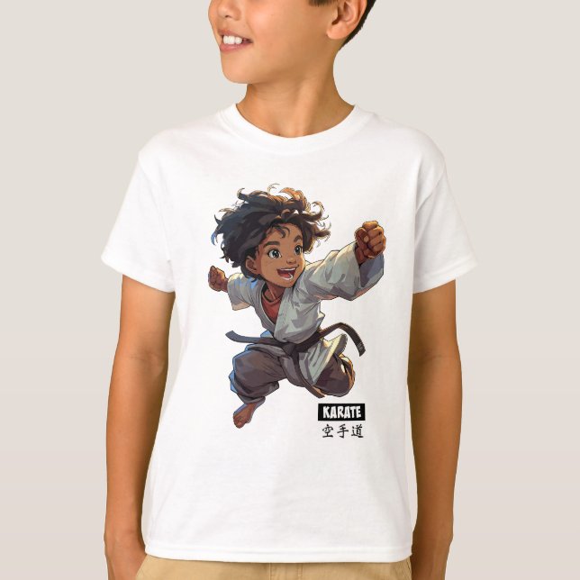 Karate Kid w/words T-Shirt (Vorderseite)