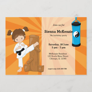 Karate Kids Einladung