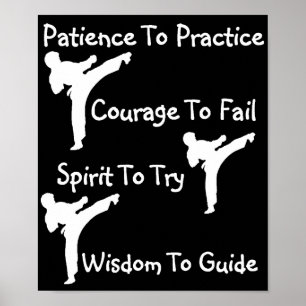 Karate-Klasse Poster