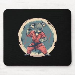 Karate-Koala-Motiv Taekwondo Jiu-Jitsu Mma Kickbox Mousepad