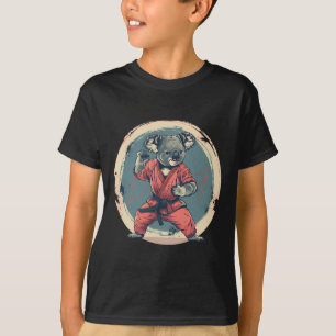 Karate-Koala-Motiv Taekwondo Jiu-Jitsu Mma Kickbox T-Shirt
