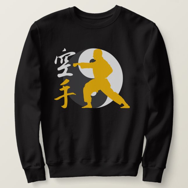 Karate-Krieger Sweatshirt (Design vorne)
