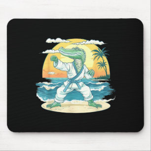 Karate Krokodil Motiv Taekwondo Jiu-Jitsu MMA Mousepad