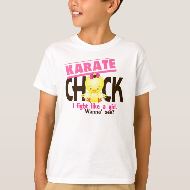 Karate-Küken 1 T-Shirt (Vorderseite)