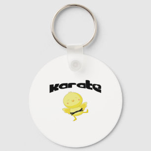 Karate-Küken Schlüsselanhänger