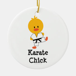 Karate-Küken-Verzierung Keramikornament