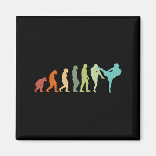 Karate Kung-Fu Evolution Kickboxer Muay Thai MMA Magnet