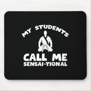 Karate Kung Fu Sensai Teacher - Kampfkünste Mousepad