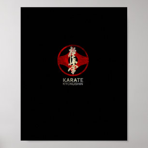 Karate Kyokushin Pullover Hoodie Poster