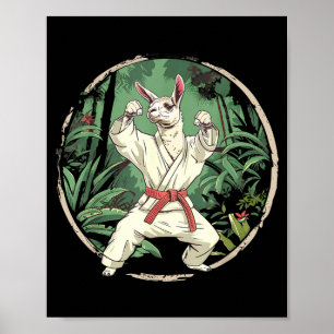 Karate Lama MMA Kickboxen Wald Taekwondo Poster