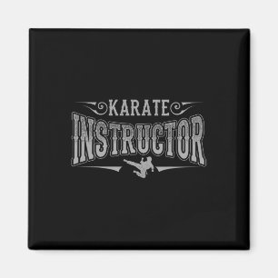 Karate-Lehrer Schwarzgurtel japanische Kampfkunst Magnet